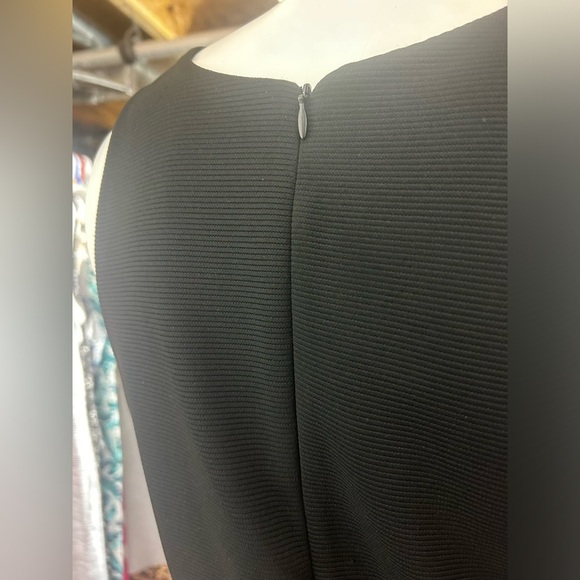 Metaphor Women's Black Midi Bodycon Texture Sleeveless Dress - Picture 10 of 11